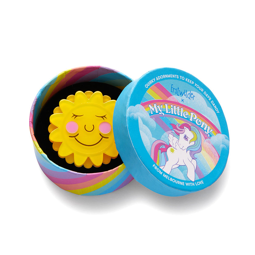 Erstwilder -  My Little Pony (G1) HAPPY SUN Mini Brooch