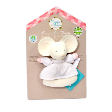 Meiya Baby Rattle with White Dress