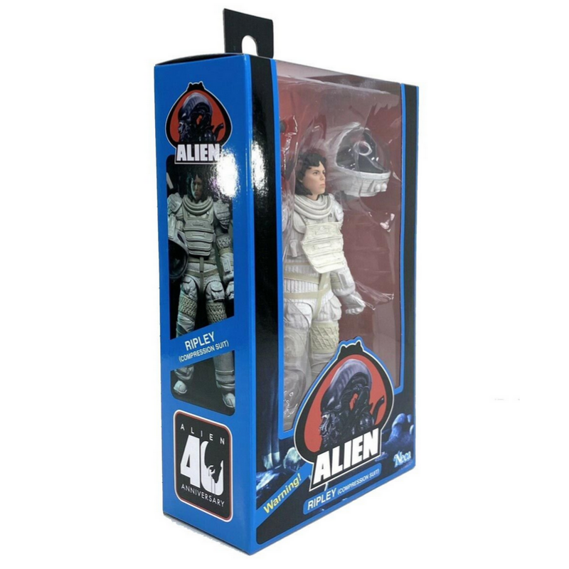 Alien - Ripley in Compression Space Suit 40th Anniversary 7” Scale Act –  Alfy's New & Vintage Toy Shop