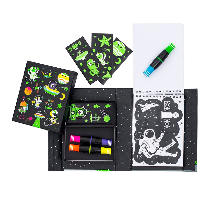 Tiger Tribe - Colouring Set Neon - Outer Space 5+