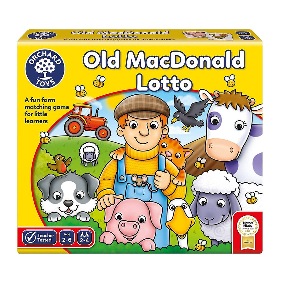 Orchard Toys - Old MacDonald Lotto Game Ages 2-6