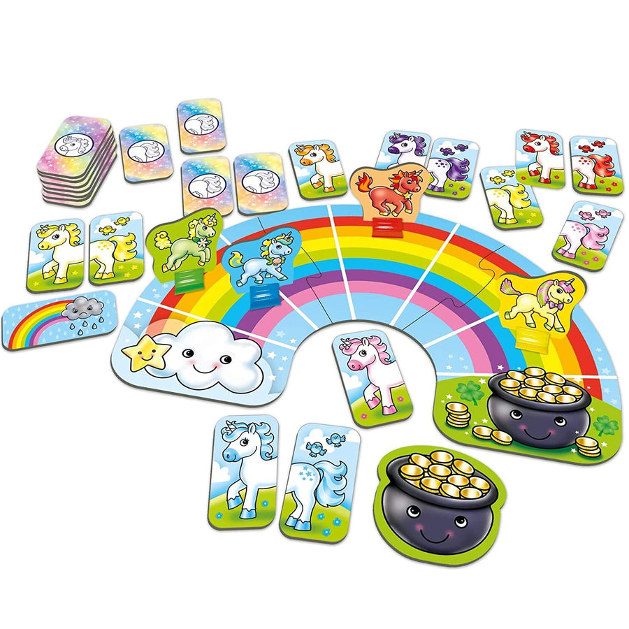 Orchard Toys - Rainbow Unicorn Colour Matching Game Ages 3-5