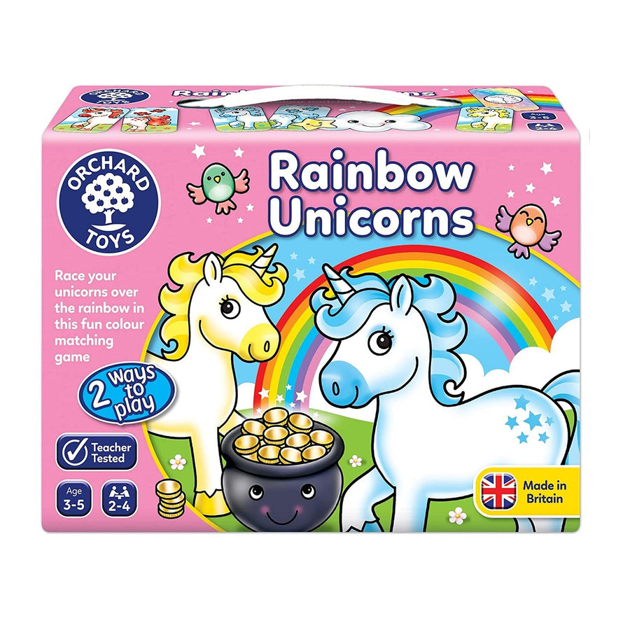 Orchard Toys - Rainbow Unicorn Colour Matching Game Ages 3-5