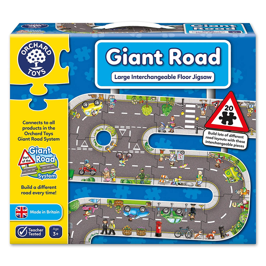 Orchard Toys - Giant Road Play Puzzle 20pcs