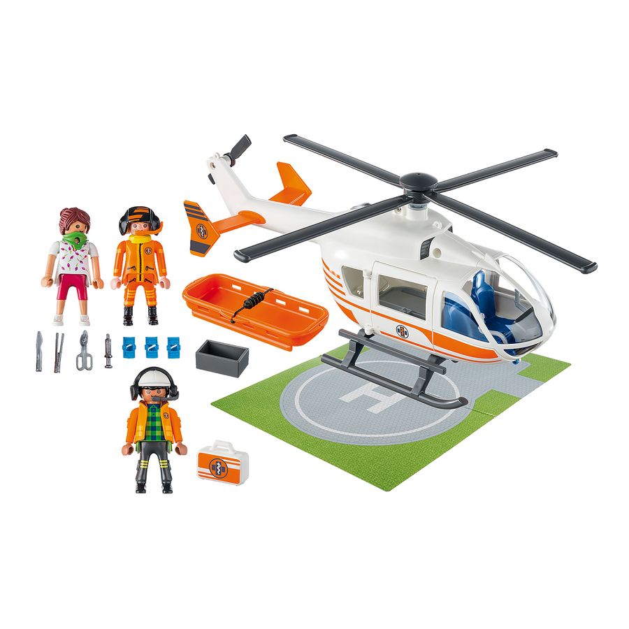 Playmobil 70048 - City Life Rescue Helicopter