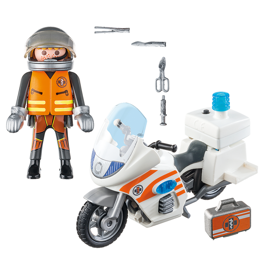 Playmobil best sale motorcycle workshop