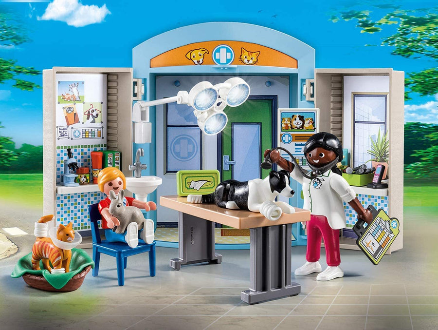 Playmobil - 70309 Vet Clinic Play Box