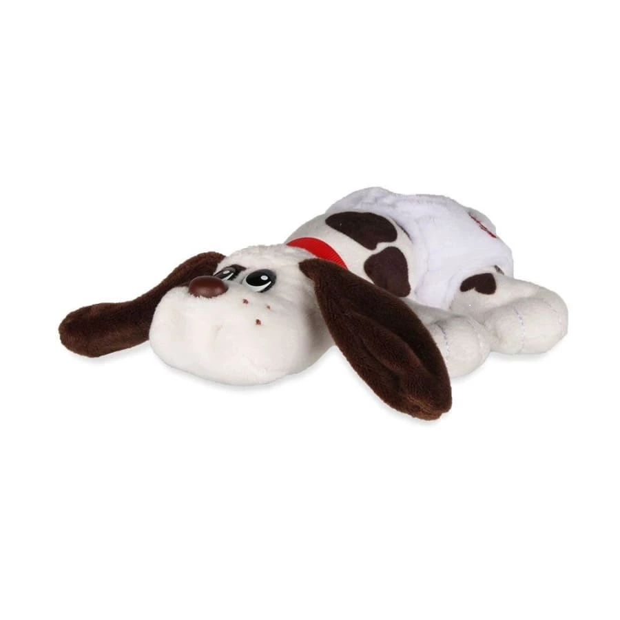 Pound Puppies™ Newborns 80s Classic Collection - White Puppy with Brown Spots Long Ears