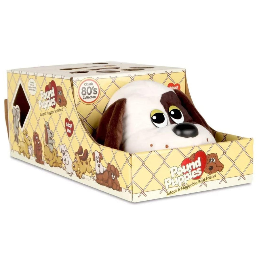 Pound Puppies™ 80s Classic Collection - White with Dark Brown Spots Puppy