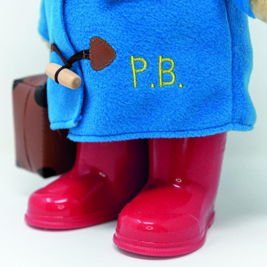 Paddington Bear with Boots Embroidered Coat & Suitcase - Large 35cm