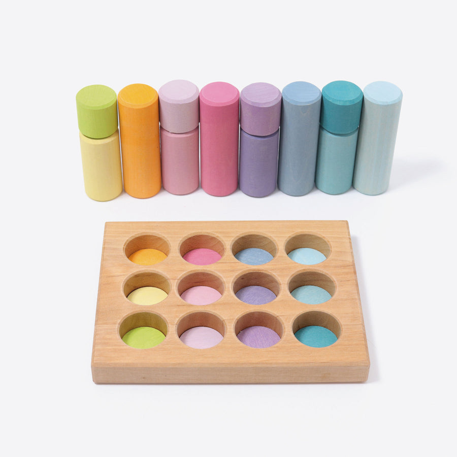 Grimm's Rollers Pastel Small Stacking Game