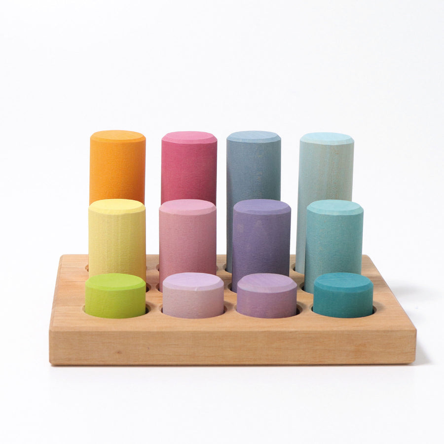 Grimm's Rollers Pastel Small Stacking Game