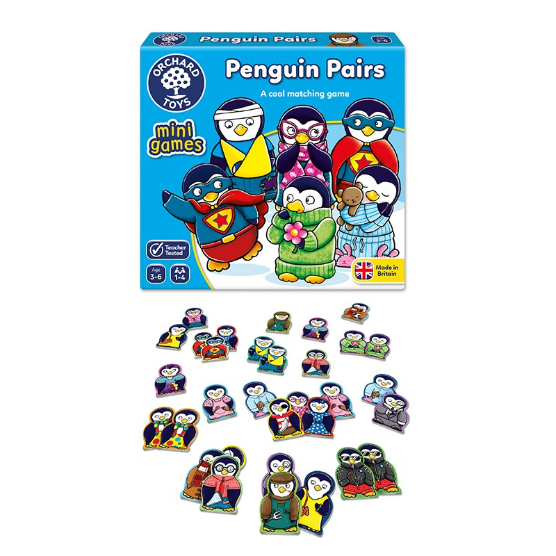 Orchard Toys - Penguin Pairs Mini Game 3-6yo