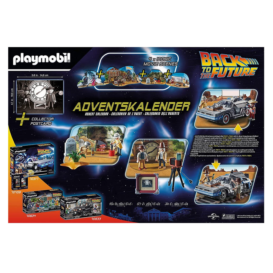 Playmobil 70576 - Back to the Future III Advent Calendar 2022
