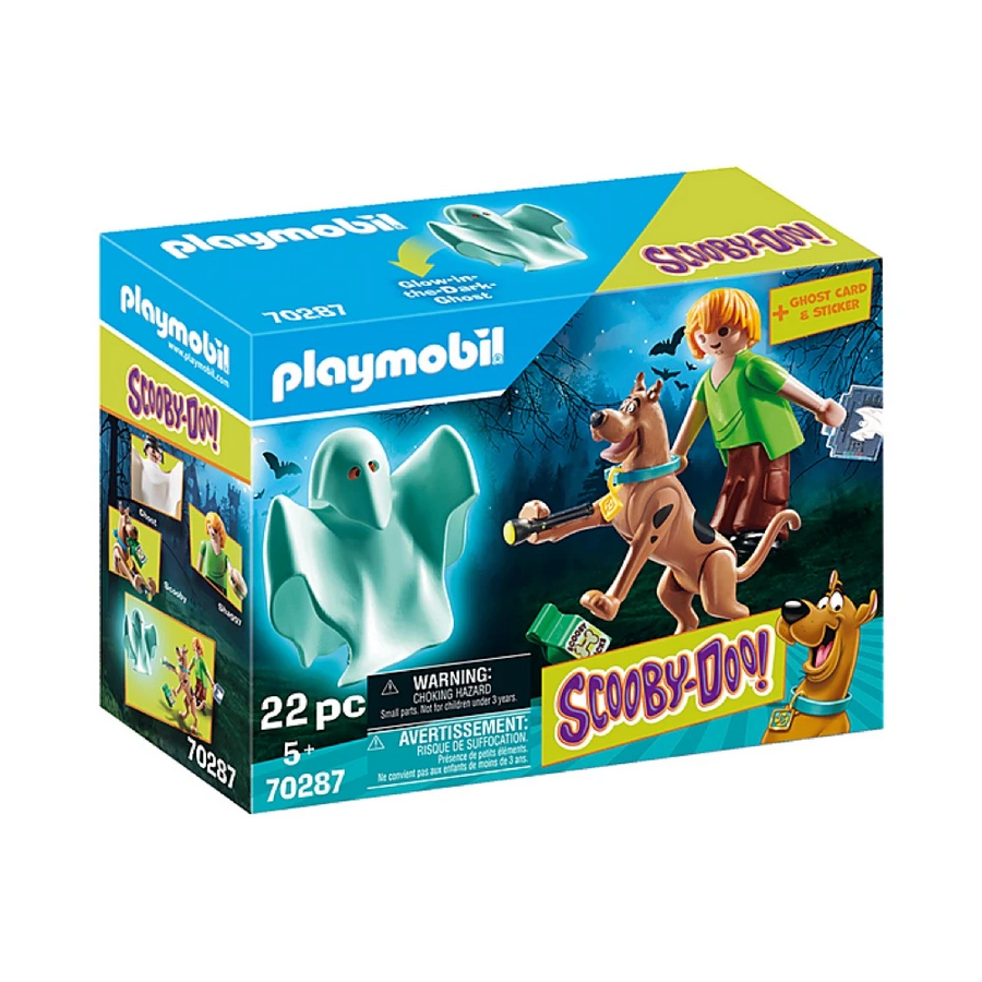 Playmobil - 70287 Scooby Doo, Shaggy and glow in the dark Ghost
