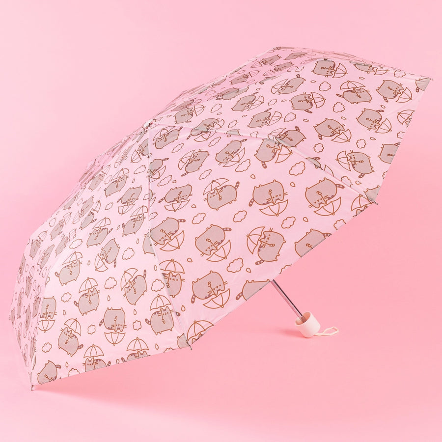 Pink Pusheen Compact Umbrella w/ sleeve