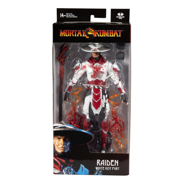 Mortal Kombat - Raiden Bloody White Hot Fury Skin 7” Action Figure