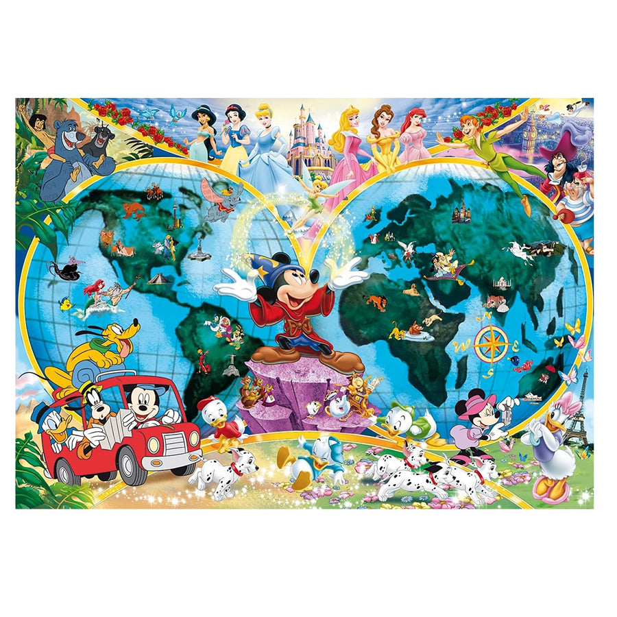 Ravensburger - Disney's World Map Puzzle 1000pc
