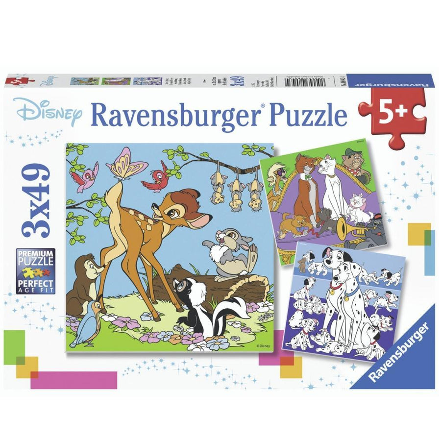 Ravensburger - Disney Friends Puzzle 3x49pc
