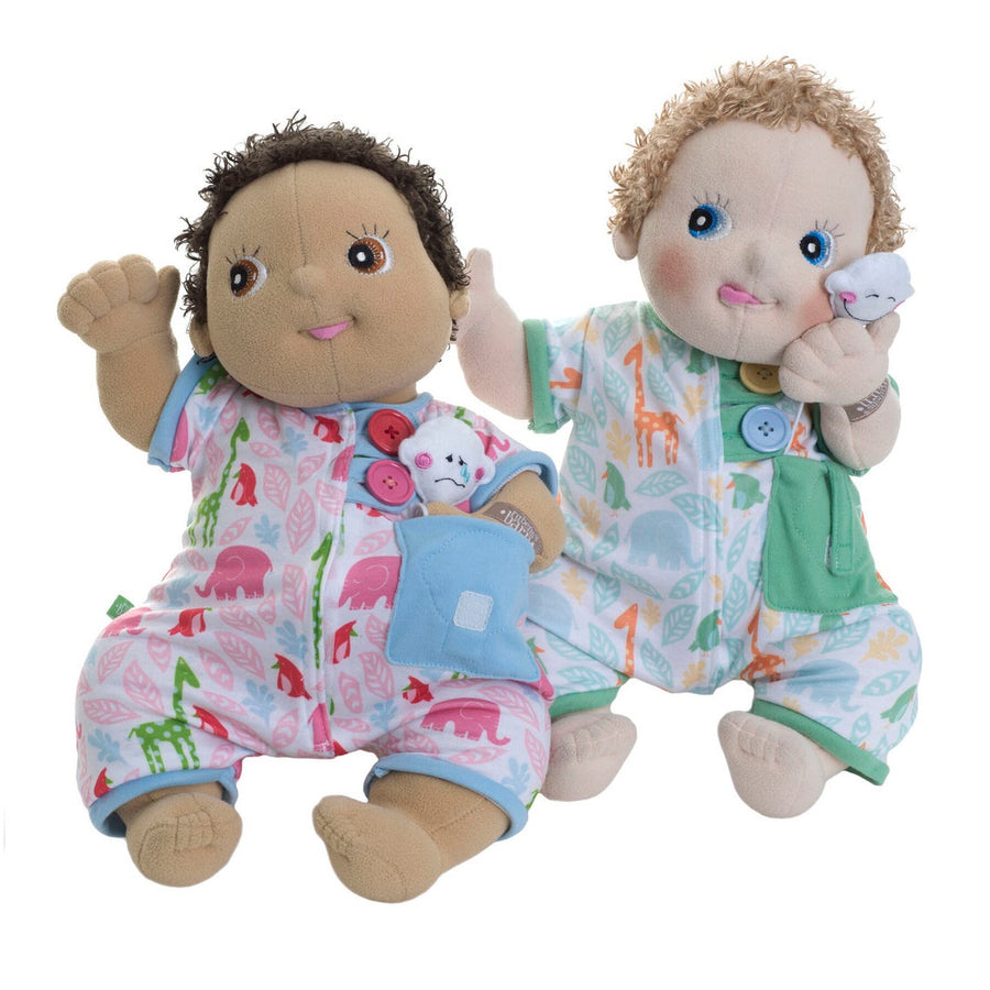 Rubens Barn Baby Doll Clothes - Pocket Friend Pink Pyjamas