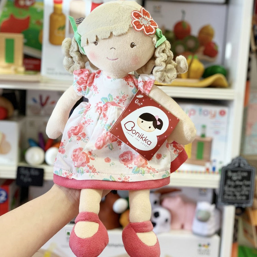 Bonikka Flower Kid Doll - Scarlet with Beige Hair