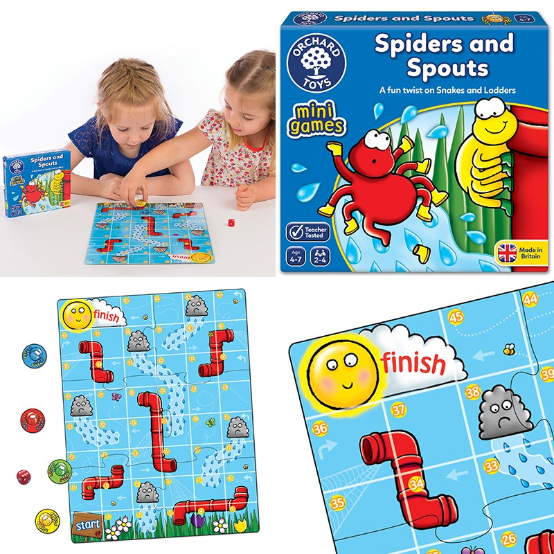 Orchard Toys - Spiders and Sprouts Mini Game 4-7yo