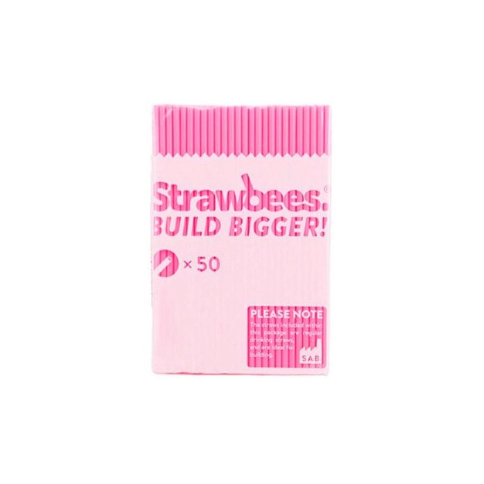 Strawbees Straws for Building 50 pack
