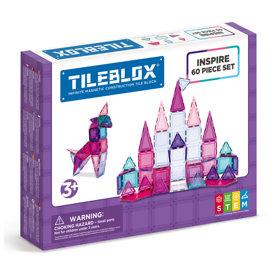 TILEBLOX Inspire 60 Set magnetic tiles