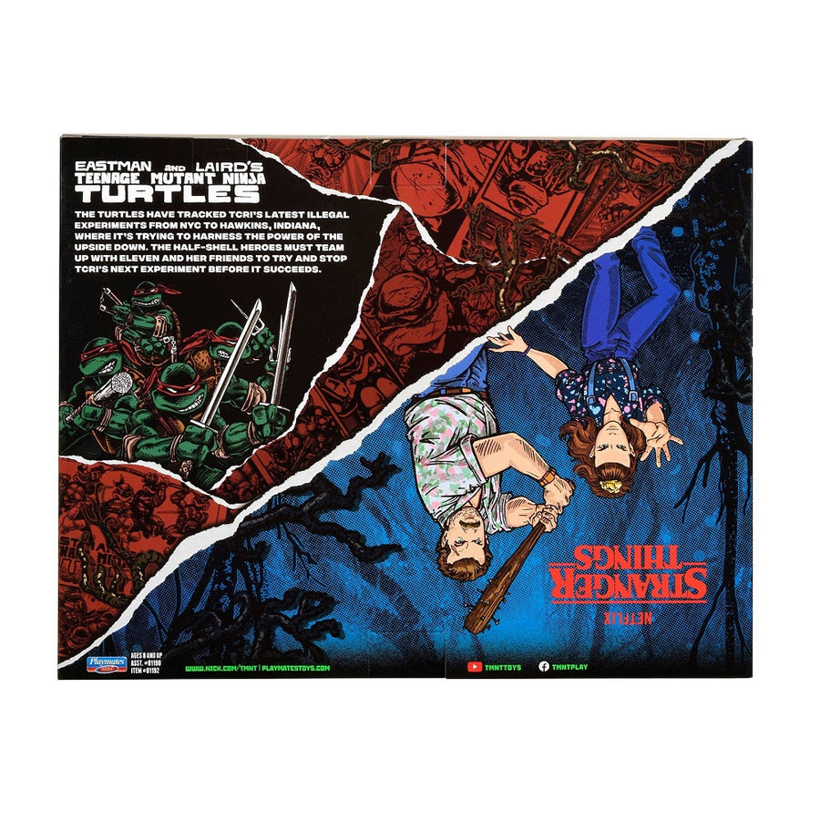 TMNT x Stranger Things - Raphael vs Hopper 2-pack Action Figures