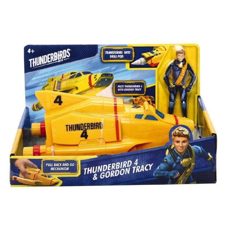 Thunderbirds Rescue Mission THUNDERBIRD 4 & GORDON TRACY