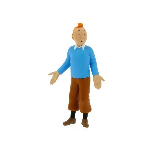 TINTIN - Small PVC figurine (blue pullover)