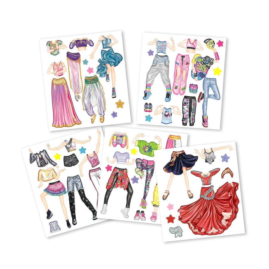 Depesche TOPModel Tiny Dancer Dress Me Up Sticker Book for Ages 6+
