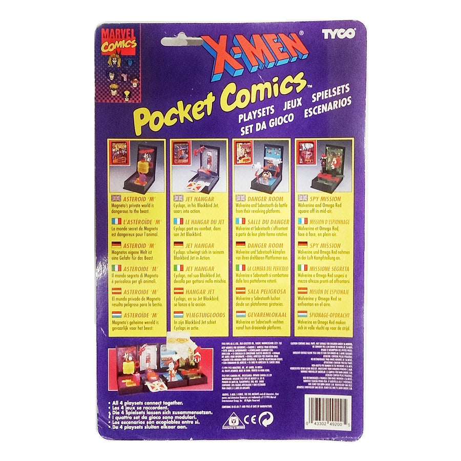 Tyco X-Men Pocket Comics Danger Room - Walverine & Sabretooth ©1994