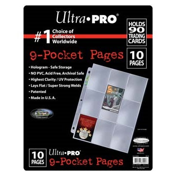 Ultra Pro Platinum 9-Pocket A4 Sleeves (Pack of 10)