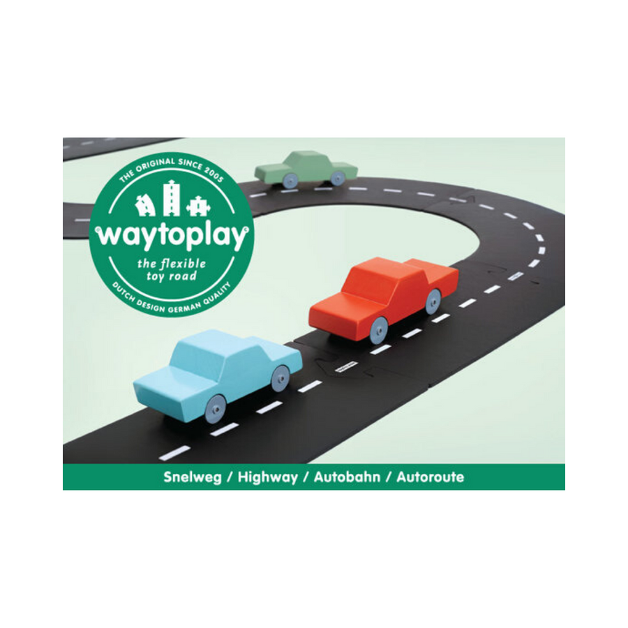Waytoplay - 24pc Highway- Flexible Toy Road