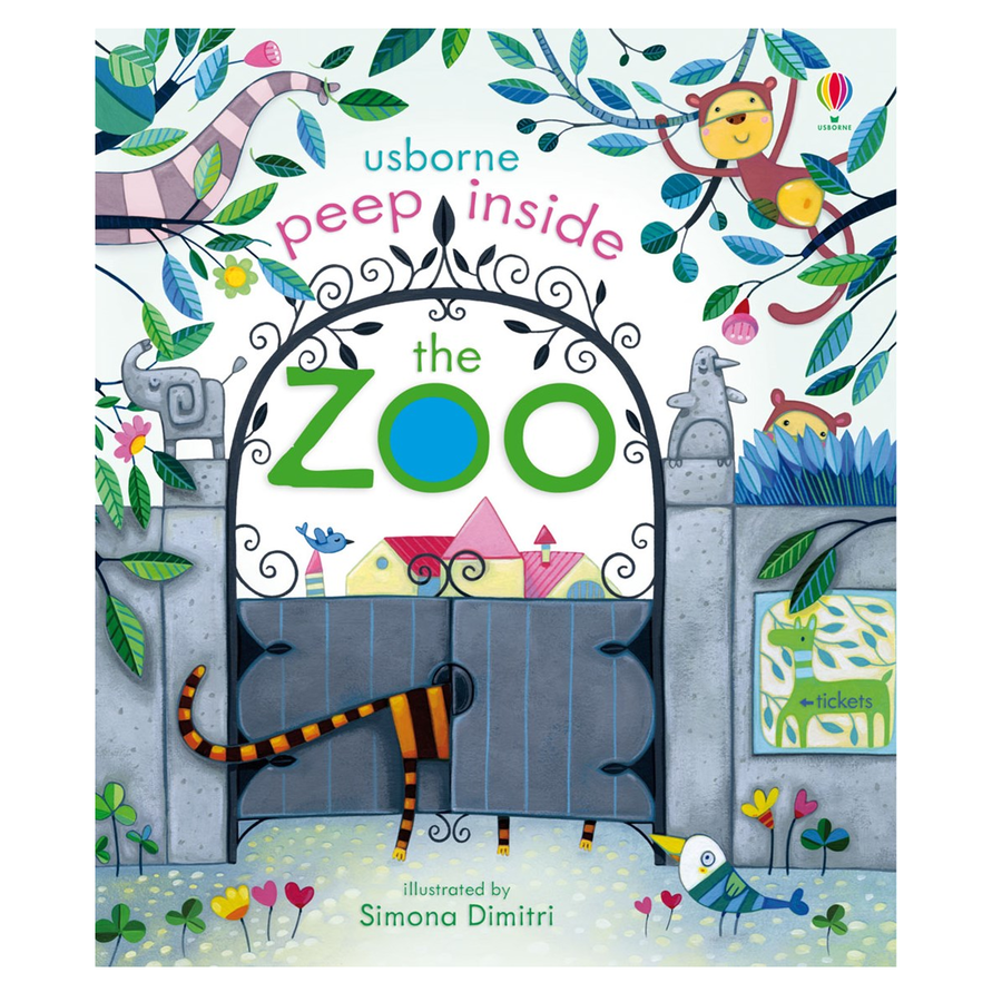 Usborne - Peep inside the Zoo - Children's book