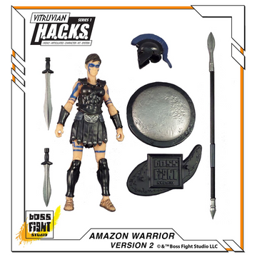VITRUVIAN H.A.C.K.S. - Series 1 - AMAZON WARRIOR (Ares Army)