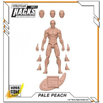 VITRUVIAN H.A.C.K.S. - PALE PEACH (Blank Male Figure)