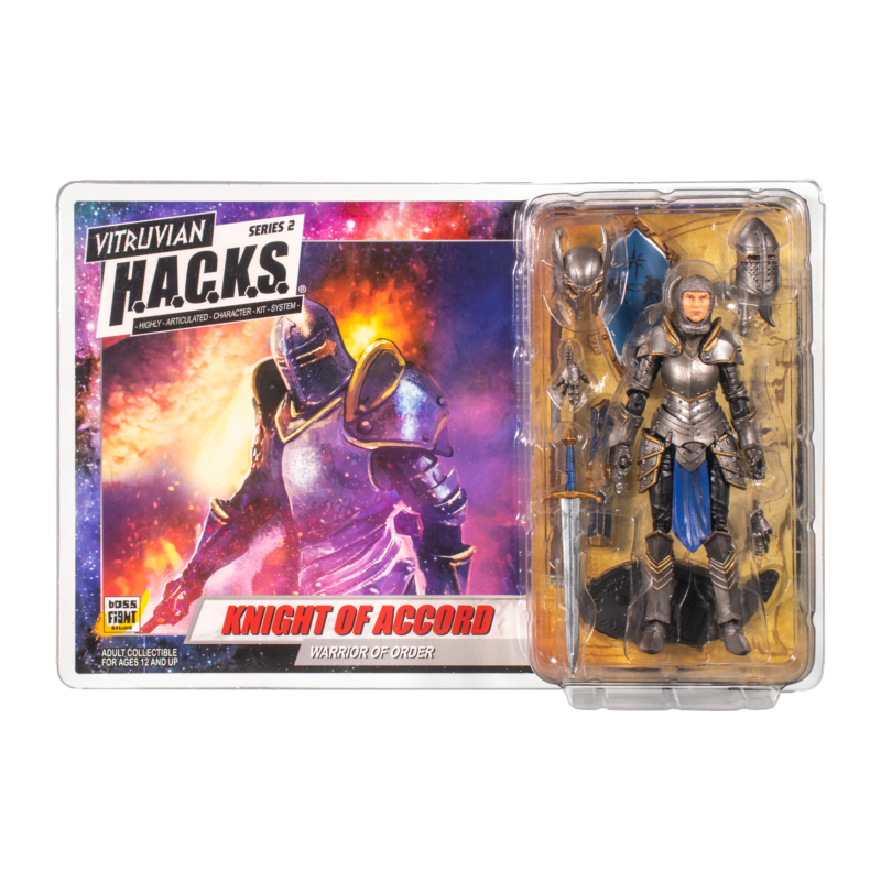 Vitruvian H.A.C.K.S. - Knight of Accord Female Action Figure