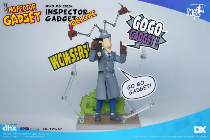 Inspector Gadget Deluxe 1:12 Scale Action Figure Set of 4