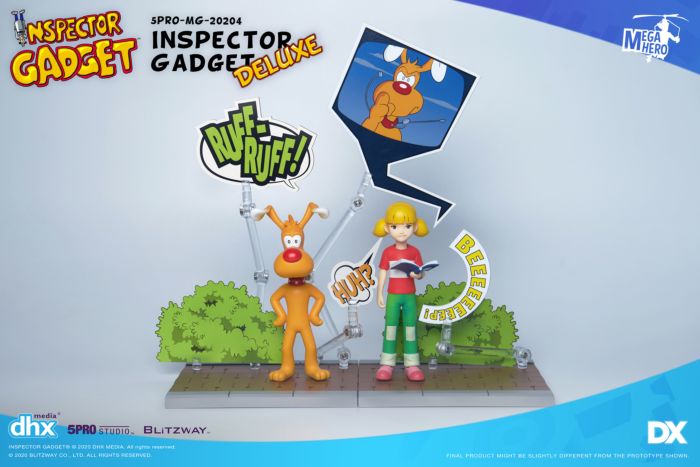 Inspector Gadget Deluxe 1:12 Scale Action Figure Set of 4