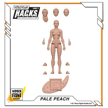 VITRUVIAN H.A.C.K.S. - PALE PEACH (Blank Female Figure)