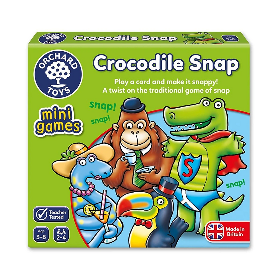 Orchard Toys - Crocodile Snap Mini Game 3-8yo