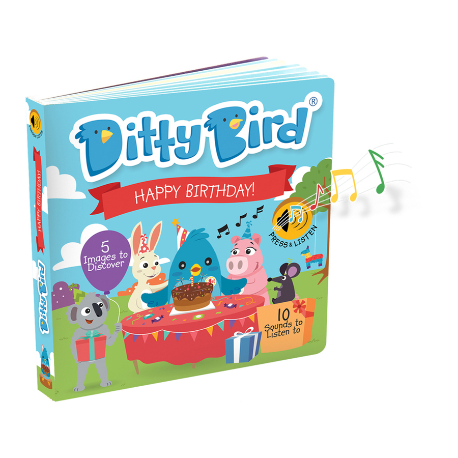Ditty Bird - Happy Birthday Musical Board Book