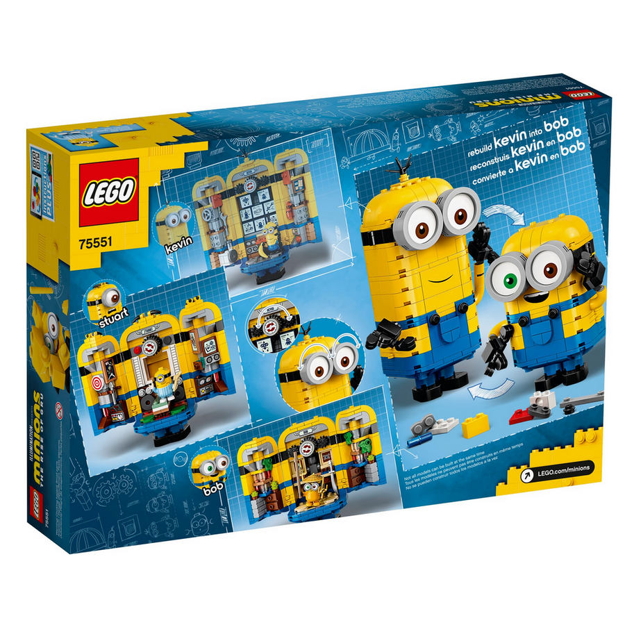 LEGO - 75551 Brick-built Minions and their Lair