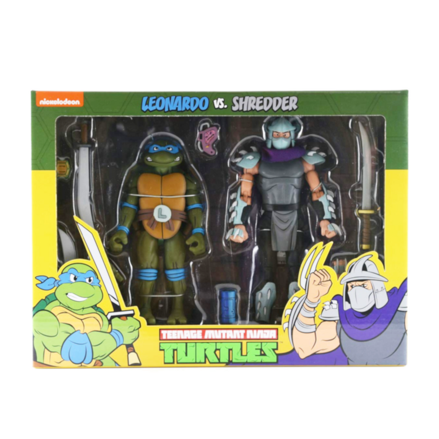 TMNT - Leonardo vs Shredder Figure 2pk