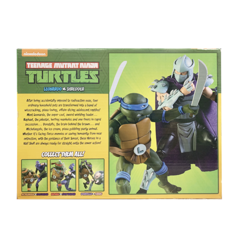 TMNT - Leonardo vs Shredder Figure 2pk