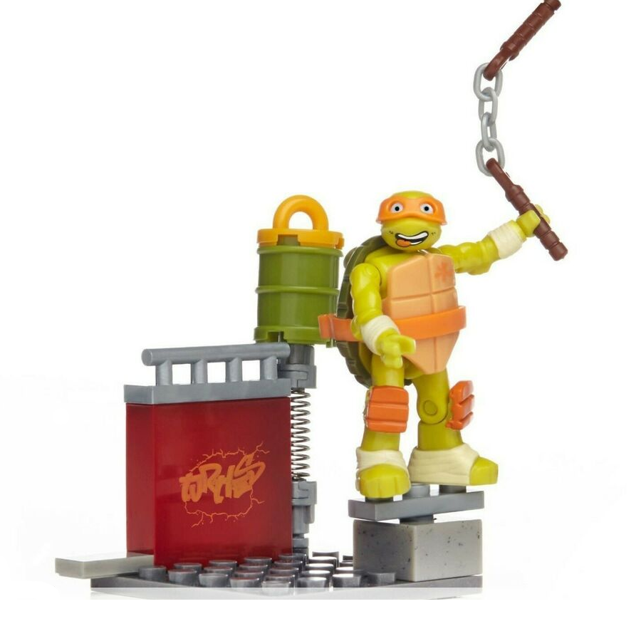 TMNT - Mega Bloks - Mikey Nunchuk Training