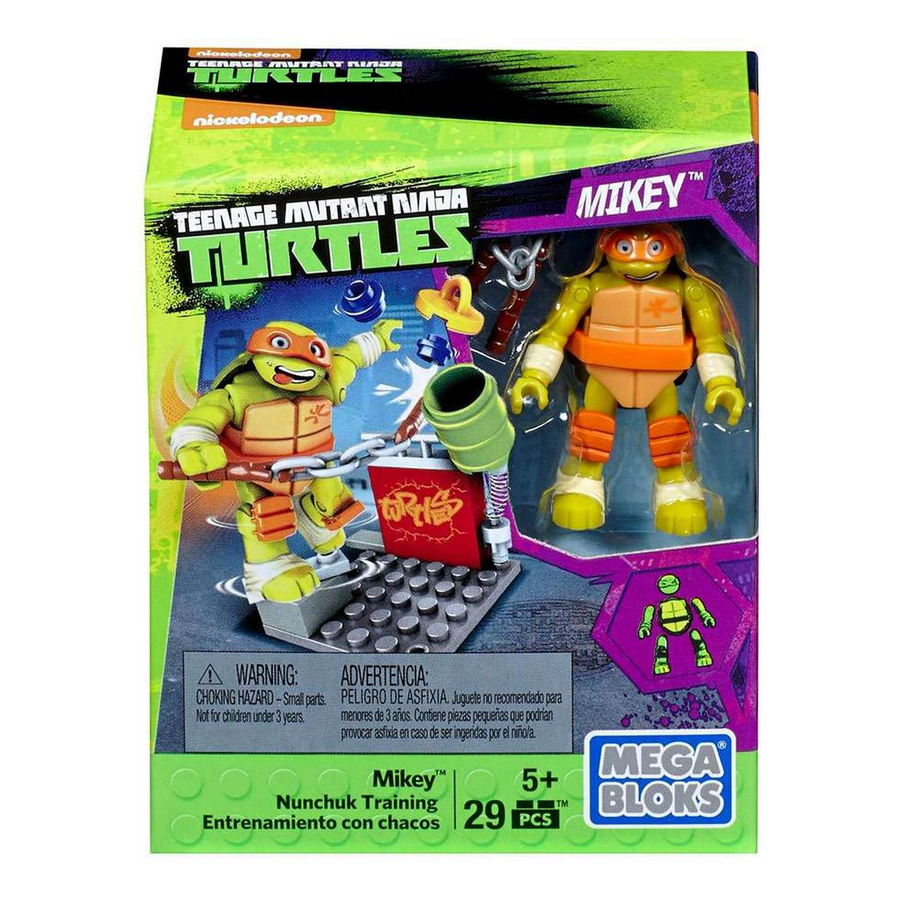 TMNT - Mega Bloks - Mikey Nunchuk Training