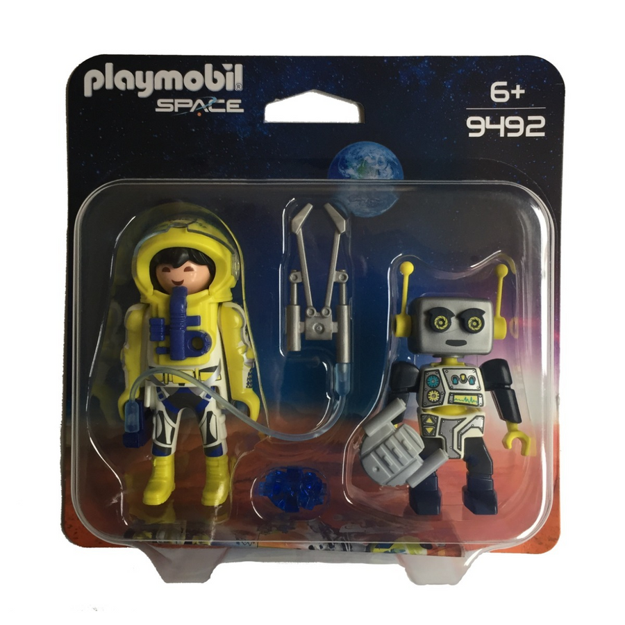 Playmobil - 9492 Astronaut & Robot Duo Pack Figures